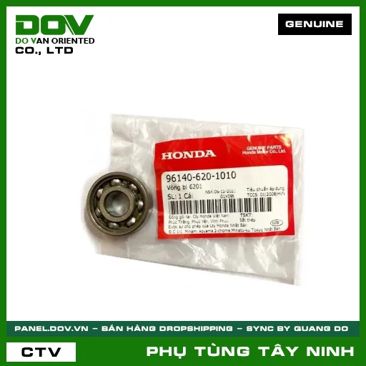 VÒNG BI 6201 (1 MẶT CHẮN BỤI) — 961406201010