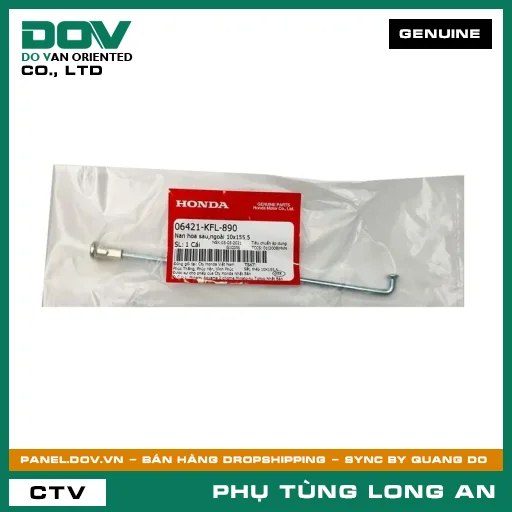 NAN HOA SAU,NGOÀI 10X155.5 HONDA FUTURE NEO, WAVE ALPHA — 06421KFL890