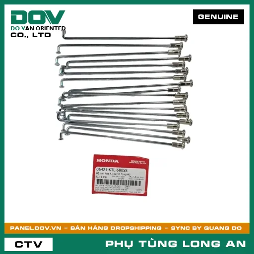 BỘ NAN HOA A 10X157.5(NGOÀI) HONDA  — 06421KTL680SS