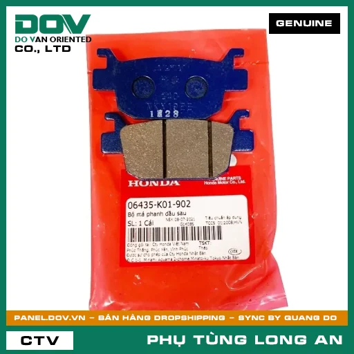BỘ BỐ THẮNG NHỚT SAU HONDA — 06435K01902