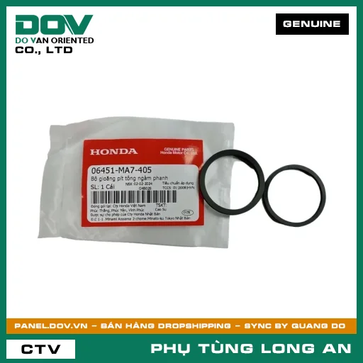 BỘ GIOĂNG PÍT TÔNG NGÀM PHANH HONDA ADV350, AIR BLADE 125, CB300R, CB350 H'NESS, SH 125/150, SH 125/160, SH 350, VARIO 160, WINNER 150, WINNER R, WINNER X — 06451MA7405