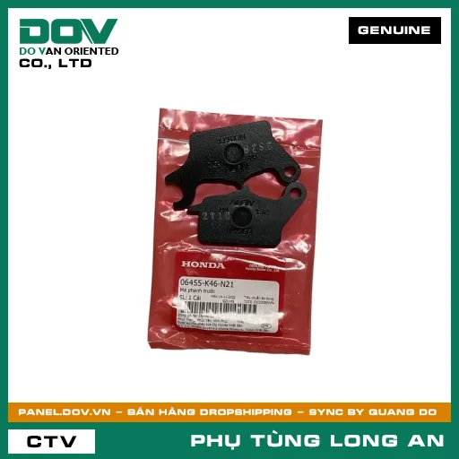 BỐ THẮNG TRƯỚC HONDA AIR BLADE 125/150, AIR BLADE 125/160, VARIO 160 — 06455K46N21