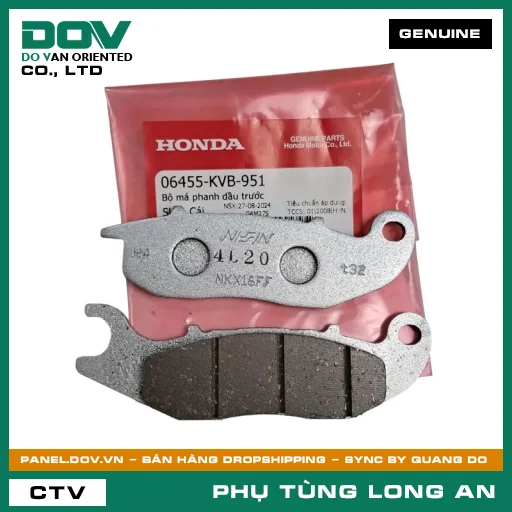 BỘ BỐ THẮNG NHỚT TRƯỚC HONDA — 06455KVB951