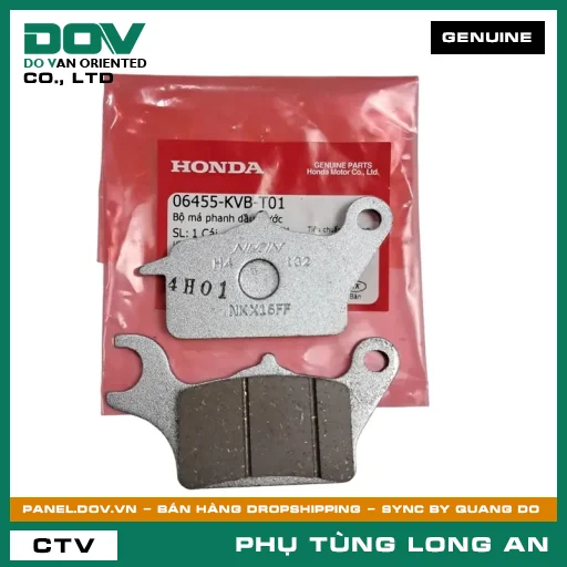 BỘ BỐ THẮNG NHỚT TRƯỚC HONDA AIR BLADE 110, AIR BLADE 125, AIR BLADE 125/150, AIR BLADE 125/160, ICON E, LEAD 125, VARIO 160, VISION 110 — 06455KVBT01