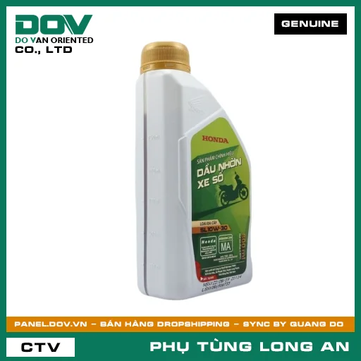 CHAI NHỚT ĐỘNG CƠ XE SỐ SL-MA10W-30 800ML HONDA — 082322MAK0LVD