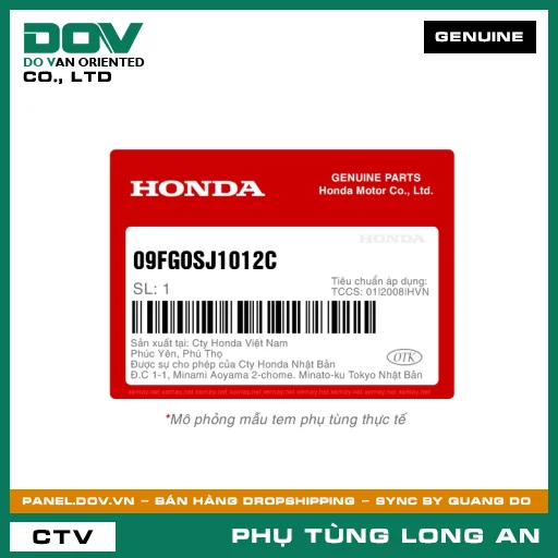 NHỚT HỘP SỐ 120CC (THÙNG 24) HONDA  — 09FGOSJ1012C