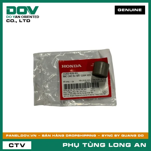 BẠC CAO SU BẮT GIẢM XÓC HONDA AIR BLADE 110, AIR BLADE 125, AIR BLADE 125/160, CLICK 110, LEAD 125, PCX, PCX 125, PCX 125/150, PCX 160, SH 125/150, SH 125/160, SH MODE, VISION 110 — 11203KVB901