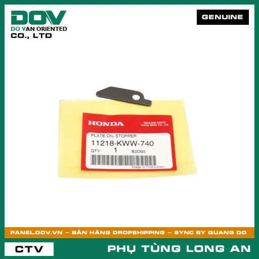 TẤM HÃM PHỐT THÂN MÁY TRÁI HONDA BLADE 110, DREAM 110, WAVE ALPHA 110, WAVE RSX 110 — 11218KWW740