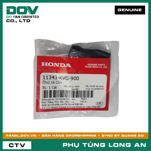 ỐNG XẢ CẶN HONDA AIR BLADE 110, AIR BLADE 125, AIR BLADE 125/150, AIR BLADE 125/160, LEAD 125, PCX, PCX 125, PCX 125/150, PCX 160, SH 125/150, SH 125/160, SH MODE, VARIO 160, VISION 110 — 11343KVG900