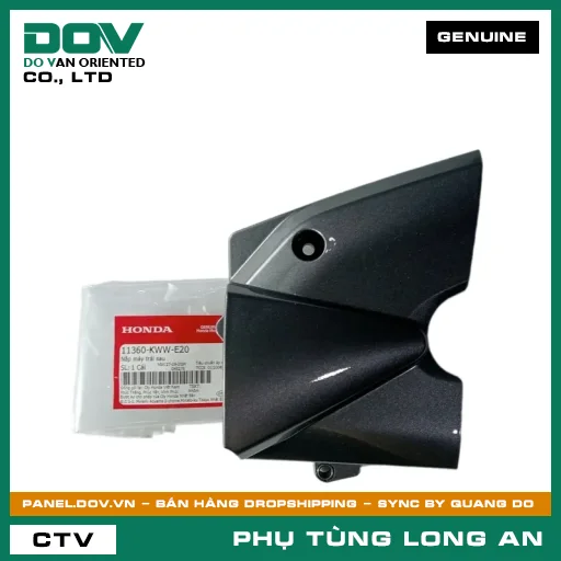 NẮP MÁY TRÁI SAU HONDA BLADE 110, WAVE RSX 110 — 11360KWWE20