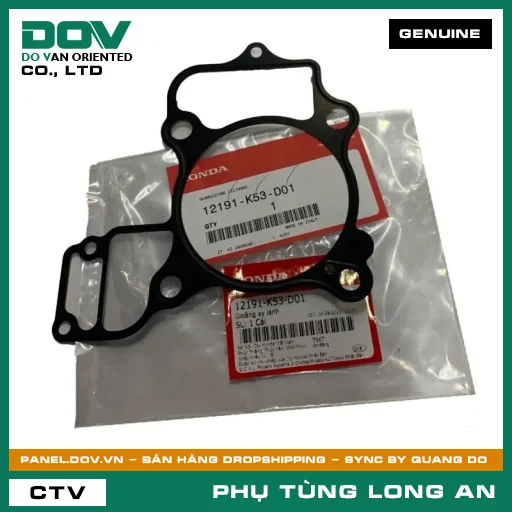 GIOĂNG XY LANH HONDA  — 12191K53D01