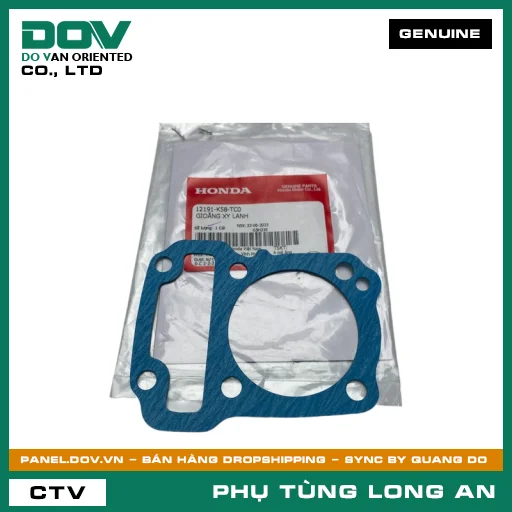 GIOĂNG XY LANH HONDA BLADE 110, WAVE ALPHA 110, WAVE RSX 110 — 12191K58TC0