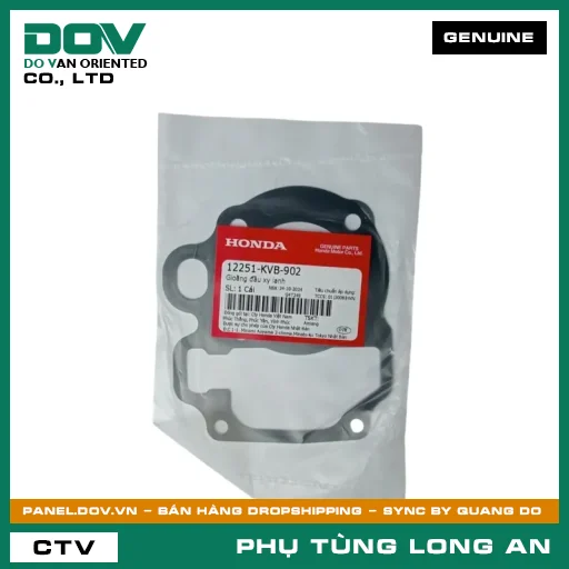 GIOĂNG ĐẦU XY LANH HONDA AIR BLADE 110, CLICK 110 — 12251KVB902