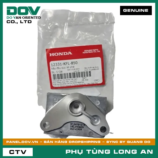 NẮP ĐẦU QUY LÁT PHẢI HONDA SUPER DREAM, WAVE 100, WAVE ALPHA — 12331KFL850
