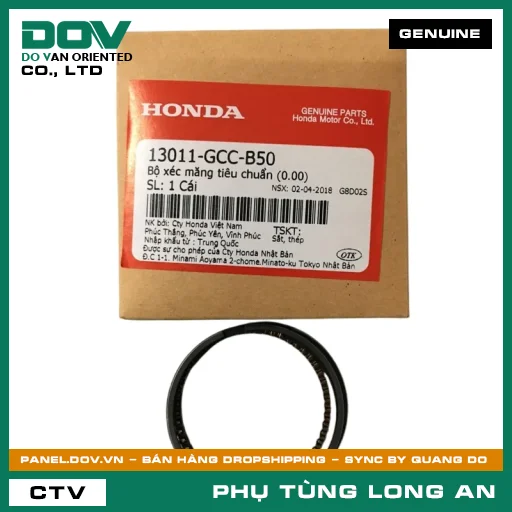 BỘ XÉC MĂNG TIÊU CHUẨN (0.00) HONDA LEAD 110 — 13011GCCB50