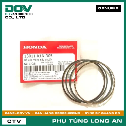 BỘ XÉC MĂNG TIÊU CHUẨN HONDA AIR BLADE 125/160, SH MODE — 13011K1N305