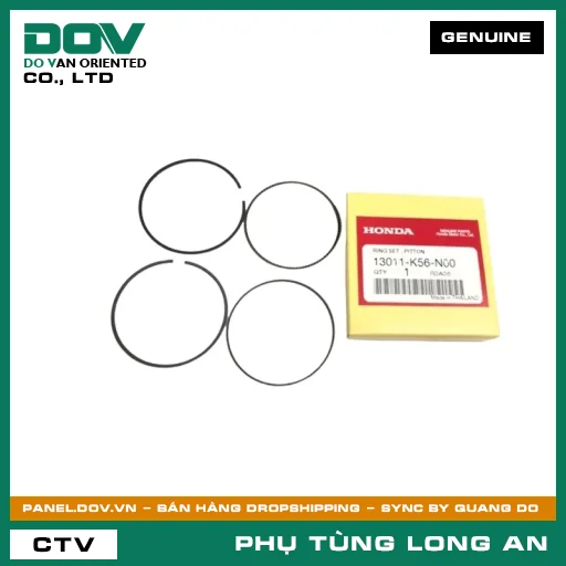 BỘ XÉC MĂNG TIÊU CHUẨN (0.00) HONDA CB150R, WINNER 150 — 13011K56N00