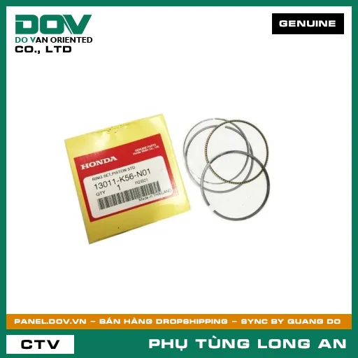 BỘ XÉC MĂNG TIÊU CHUẨN (0.00) HONDA CB150R, CBR150R, WINNER R, WINNER X — 13011K56N01