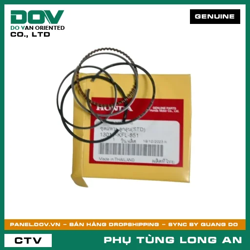 BỘ XÉC MĂNG TIÊU CHUẨN (0.00) HONDA SUPER DREAM, WAVE 100, WAVE ALPHA, WAVE RSX 110 — 13011KFL851