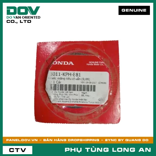 BỘ XÉC MĂNG TIÊU CHUẨN (0,00) HONDA — 13011KPH881