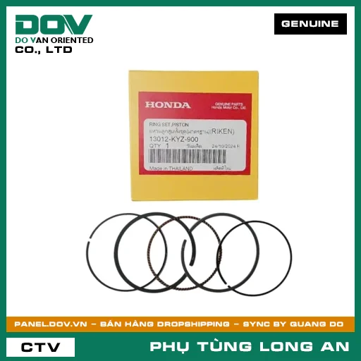 BỘ XÉC MĂNG TIÊU CHUẨN (0.00) HONDA FUTURE 125, MSX 125, SUPER CUB C125 — 13012KYZ900
