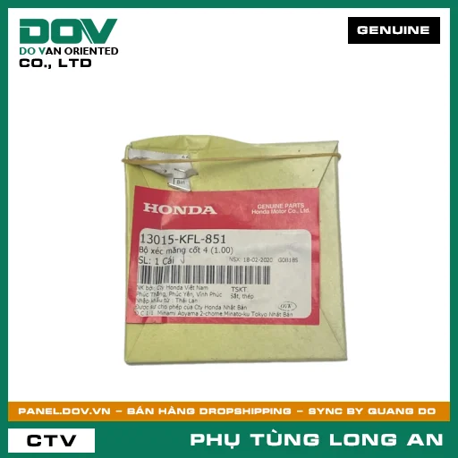 BỘ XÉC MĂNG CỐT 4 (1.00) HONDA SUPER DREAM, WAVE 100, WAVE ALPHA, WAVE RSX 110 — 13015KFL851