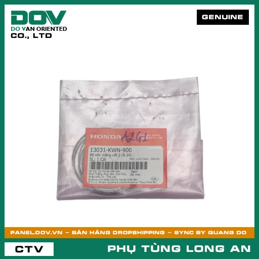 BỘ XÉC MĂNG CỐT 2 (0.50) HONDA AIR BLADE 125, LEAD 125, PCX, PCX 125, SH 125/150, SH MODE — 13031KWN900