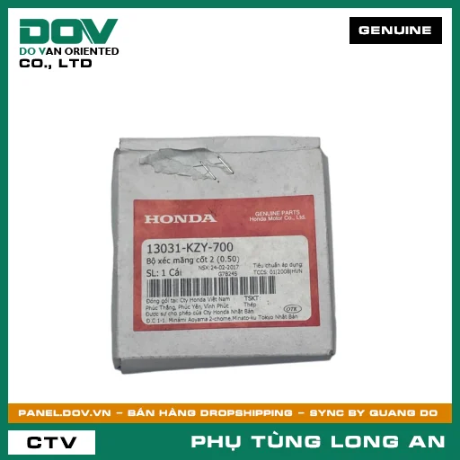 BỘ XÉC MĂNG CỐT 2 (0.50) HONDA SH 125/150 — 13031KZY700