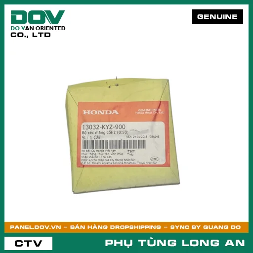 BỘ XÉC MĂNG CỐT 2 (0.50) HONDA FUTURE 125, MSX 125, SUPER CUB C125 — 13032KYZ900