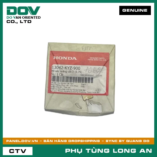 BỘ XÉC MĂNG CỐT 3 (0.75) HONDA FUTURE 125, MSX 125, SUPER CUB C125 — 13042KYZ900