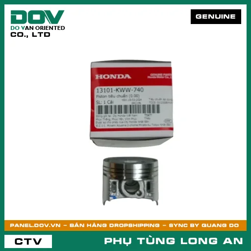 PISTON TIÊU CHUẨN (0.00) HONDA BLADE 110, DREAM 110, WAVE ALPHA 110, WAVE RSX 110 — 13101KWW740