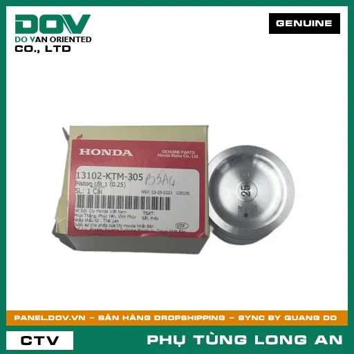 PISTON CỐT 1 (0.25) HONDA — 13102KTM305