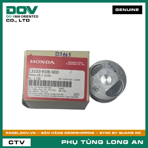 PISTON CỐT 2 (0.50) HONDA AIR BLADE 110, CLICK 110 — 13103KVB900