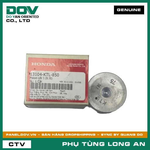 PISTON CỐT 3 (0.75) HONDA WAVE 100, WAVE ALPHA — 13104KTL850