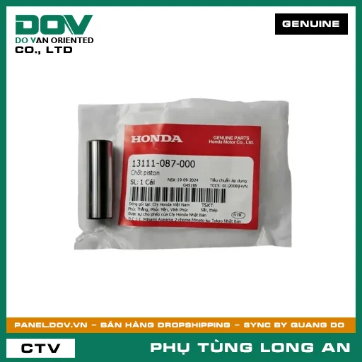 CHỐT PISTON HONDA AIR BLADE 110, BLADE 110, CLICK 110, DREAM 110, FUTURE 125, FUTURE NEO, MSX 125, SUPER CUB C125, SUPER DREAM, VISION 110, WAVE 100, WAVE ALPHA, WAVE ALPHA 110, WAVE RSX 110 — 13111087000