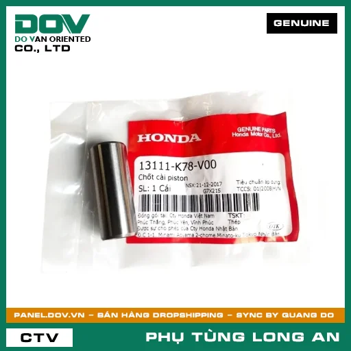 CHỐT CÀI PISTON HONDA PCX, PCX 125/150, SH 125/150 — 13111K78V00