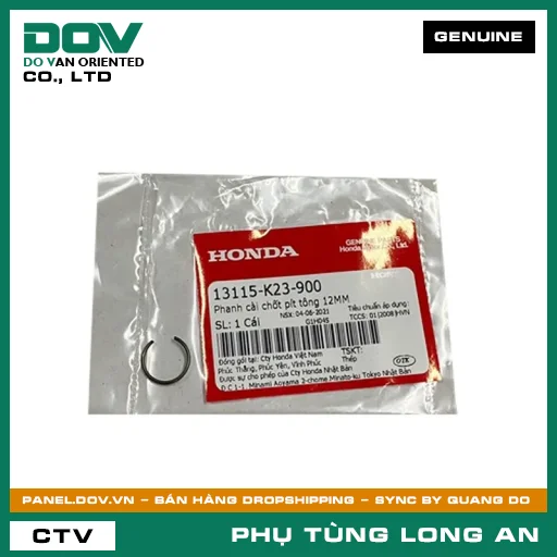 PHANH CÀI CHỐT PÍT TÔNG 12MM HONDA VISION 110 — 13115K23900