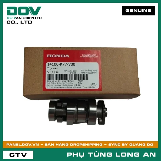 TRỤC CAM HONDA AIR BLADE 125/150, LEAD 125, PCX, PCX 125/150, SH 125/150, SH MODE — 14100K77V00