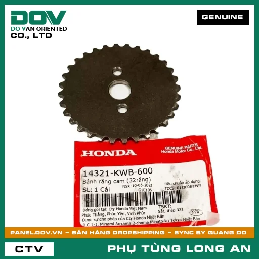 BÁNH RĂNG CAM (32RĂNG) HONDA WAVE RSX 110 — 14321KWB600