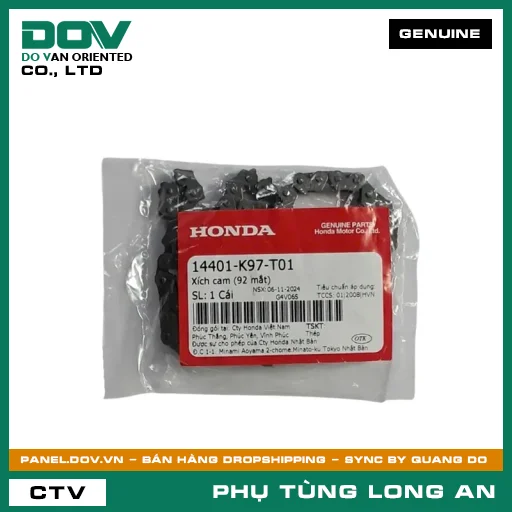 XÍCH CAM (92 MẮT) HONDA PCX, PCX 125/150, PCX 160 — 14401K97T01