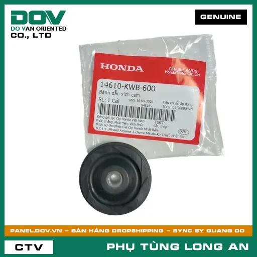 BÁNH DẪN XÍCH CAM HONDA BLADE 110, DREAM 110, FUTURE 125, MSX 125, SUPER CUB C125, WAVE ALPHA 110, WAVE RSX 110 — 14610KWB600