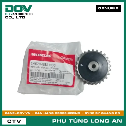 BÁNH DẪN XÍCH CAM (25RĂNG) HONDA WAVE 100, WAVE ALPHA — 14670GBJM30