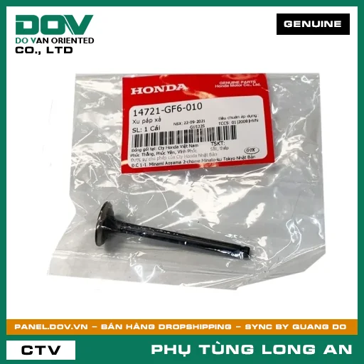 XU PÁP XẢ HONDA SUPER DREAM, WAVE 100, WAVE ALPHA — 14721GF6010