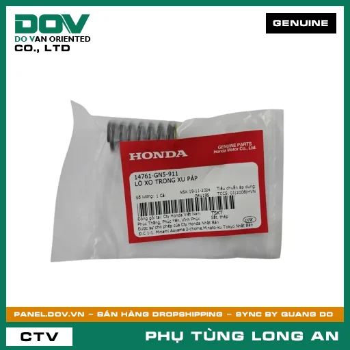 LÒ XO TRONG XU PÁP HONDA SUPER DREAM, WAVE 100, WAVE ALPHA — 14761GN5911