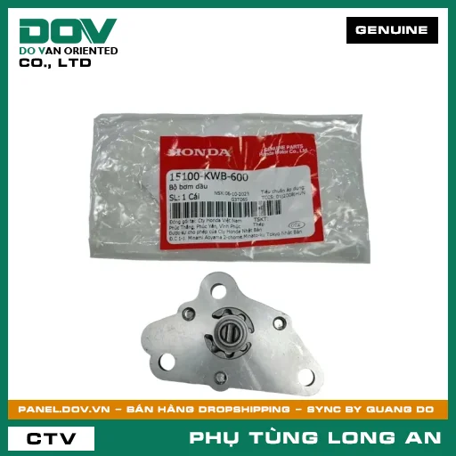 BỘ BƠM NHỚT HONDA WAVE 100, WAVE ALPHA — 15100KWB600