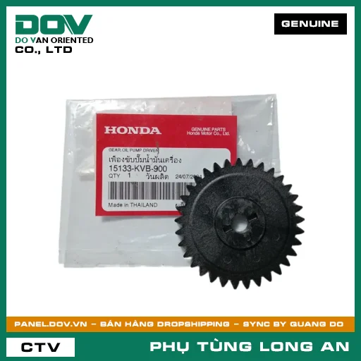 BÁNH RĂNG DẪN ĐỘNG BƠM NHỚT HONDA AIR BLADE 110, CLICK 110 — 15133KVB900