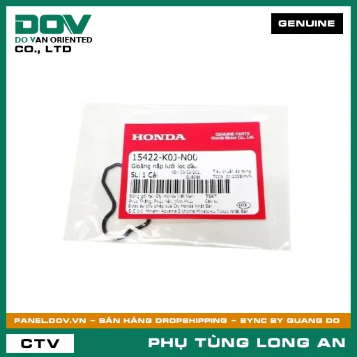 GIOĂNG NẮP LƯỚI LỌC NHỚT HONDA VISION 110 — 15422K0JN00