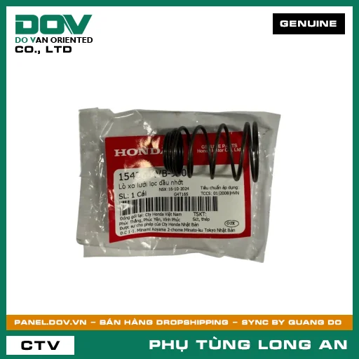 LÒ XO LƯỚI LỌC NHỚT NHỚT HONDA AIR BLADE 110, AIR BLADE 125, AIR BLADE 125/150, CLICK 110, LEAD 110, LEAD 125, PCX, PCX 125, PCX 125/150, SH 125/150, SH MODE, VISION 110 — 15426KVB900