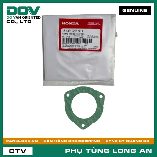 GIOĂNG NẮP LỌC NHỚT LY TÂM HONDA  — 15439GN5911