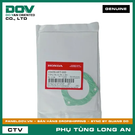 GIOĂNG NẮP LỌC NHỚT LY TÂM HONDA SUPER DREAM, WAVE 100, WAVE ALPHA — 15439HF7000